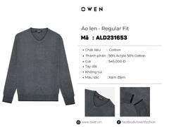 ÁO LEN DÀI TAY ALD231653