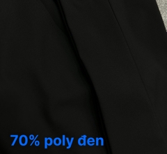QUẦN TÂY ĐEN POLY QS231742