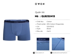 QUẦN LÓT BOXER XANH QLB232413