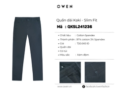 QUẦN KHAKI QKSL241236