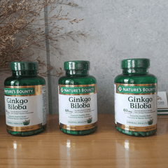 Viên Bổ Não Ginkgo Bibola 60mg Nature's Bounty của Mỹ