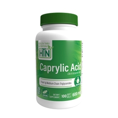 Caprylic Acid 600mg của Mỹ Hỗ trợ trị nấm candida âm đạo