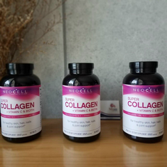 Supper Collagen Trị Nám Tàn Nhang Type 1&3, Collagen Neocell 360 Viên