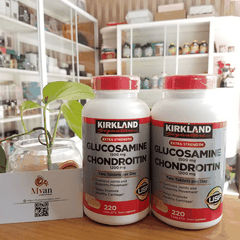 Kirkland Glucosamine 220 viên Chondroitin Hỗ Trợ Trị Đau Khớp Ngón Tay