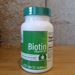 Viên uống Biotin kích mọc tóc, ngăn rụng tóc 10000mcg của Mỹ