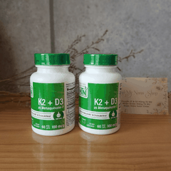 Vitamin Tăng Chiều Cao Của Mỹ K2 100mcg D3 1000IU Canxi 55mg