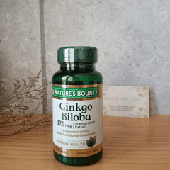 Viên Uống Bổ Não Ginkgo Biloba 120mg 100 viên Nature's Bounty