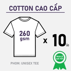 SỈ PHÔI ÁO THUN [COTTON CAO CẤP] PHOM UNISEX TEE_CÔNG NGHỆ COOL-TECH SIÊU MÁT