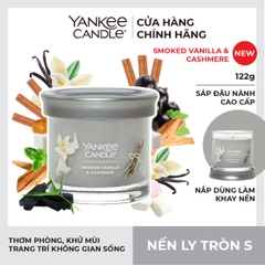 Nến ly tròn sáp đậu nành S - Smoked Vanilla & Cashmere