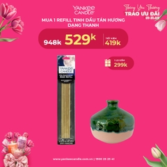 Combo - Mua 1 refill tinh dầu tán hương dạng thanh tặng 1 lọ gốm