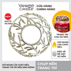 Chụp nến trang trí - Matte Silver