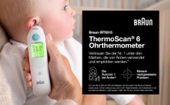 Nhiệt kế đo tai hồng ngoại Braun ThermoScan 6 IRT6515