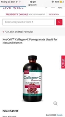 Neocell COLLAGEN + C POMEGRANATE Liquid 16 Oz - Collagen dạng nước