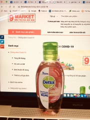 Gel rửa tay khô Dettol Nga