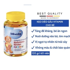 Kẹo gấu Mivolis Multivitamin Barchen của Đức