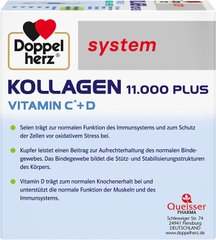 KOLLAGEN 11.000 PLUS DOPPELHERZ XƯƠNG KHỚP - COLLAGEN THUỶ PHÂN DẠNG NƯỚC