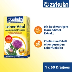 Viên uống bổ gan Zirkulin Leber Vital Mariendistel Dragees