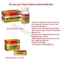 Thuốc cảm cúm Taisho Pabron Gold A Nhật Bản