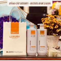 Dầu Gội Olexrs + HairSalon Luxury Argan Oil Pearl Essence