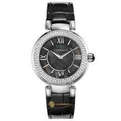 Đồng hồ nữ Versace Leda Black Mother Pearl Dial Ladies Leather Watch VNC180017
