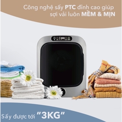 MÁY SẤY QUẦN ÁO MINI HEIM CHEF HCD-301UPR