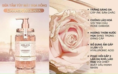 Sữa tắm trắng da cánh hoa hồng Damask Weilaiya Grand Rose Extracts Whitening Shower Gel 450ml