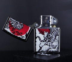 Zippo 29889 – Zippo Asian Tiger Design Brushed Chrome