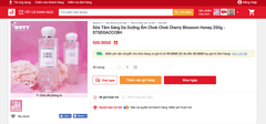 Sữa tắm trắng da Chok Chok Cherry Blossom & Honey