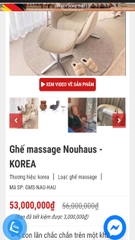 Ghế massage Nouhaus Classic