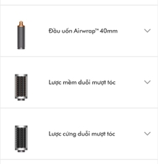 Máy tạo kiểu tóc Dyson Airwrap™ Multi-Styler Complete (Đồng và Xám trắng)