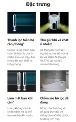 Quạt lọc Dyson Pure Cool™ TP01 (Trắng/Bạc)