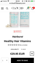 Hairburst - Viên uống hỗ trợ mọc tóc của Anh