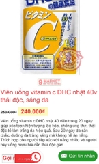 VIÊN UỐNG BỔ SUNG VITAMIN C DHC