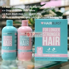 Bộ dầu gội HairBurst For Longer Stronger Hair