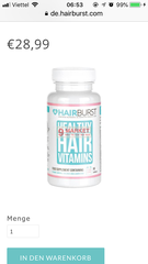 Hairburst - Viên uống hỗ trợ mọc tóc của Anh