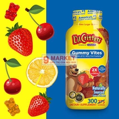 Kẹo Dẻo Bổ Sung Vitamin L’il Critters Gummy Vites 300 Viên