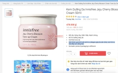 Kem Dưỡng Trắng Da Nâng Tone Tức Thì Innisfree Jeju Cherry Blossom Tone-Up Cream