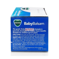 Dầu Vicks Baby Balsam Bôi Ấm Ngực Cho Bé