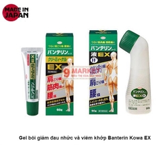 Gel Giảm Đau Nhức Xương Khớp, Đau Cơ, Đau Lưng Banterin Kowa - Nhật Bản