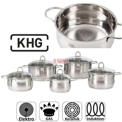 Bộ nồi KHG bạch kim 5 món