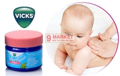 Dầu Vicks Baby Balsam Bôi Ấm Ngực Cho Bé