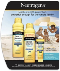 Xịt chống nắng Neutrogena Beach Defense SPF 70