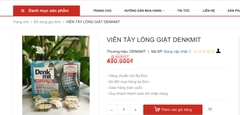 Viên vệ sinh máy giặt Denkmit Anti Kalk Tabs