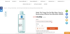 Nước Tẩy Trang La Roche-Posay Micellar Water Ultra