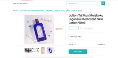 Lotion Trị Mụn Meishoku Bigansui Medicated Skin