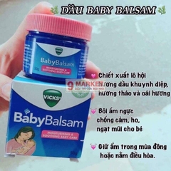 Dầu Vicks Baby Balsam Bôi Ấm Ngực Cho Bé