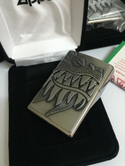 Zippo 28969 – Zippo Dragon Lighters – Fire Breathing Dragon Emblem Brushed Chrome