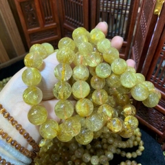 Vòng tay đá Thạch Anh Tóc Vàng tự nhiên 8-9-10-12-14-16mm VIP4A Vòng tay đá Thạch Anh Tóc Vàng tự nhiên 8-9-10-12-14-16mm VIP4A