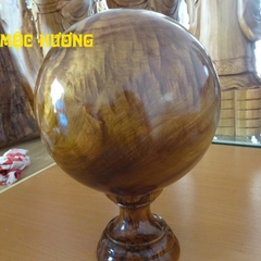 Quả cầu phong thủy để bàn làm việc chiêu tài lộc gỗ bách xanh vip Quả cầu phong thủy để bàn làm việc chiêu tài lộc gỗ bách xanh vip