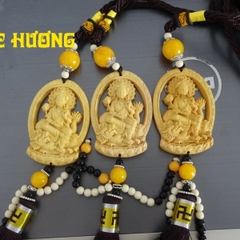Mặt phật treo xe gỗ hoàng dương phong thủy may mắn Mặt phật treo xe gỗ hoàng dương phong thủy may mắn